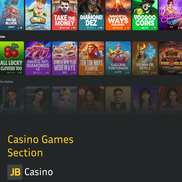 Experience the Thrill of Online Gaming at JB Casino Official Website